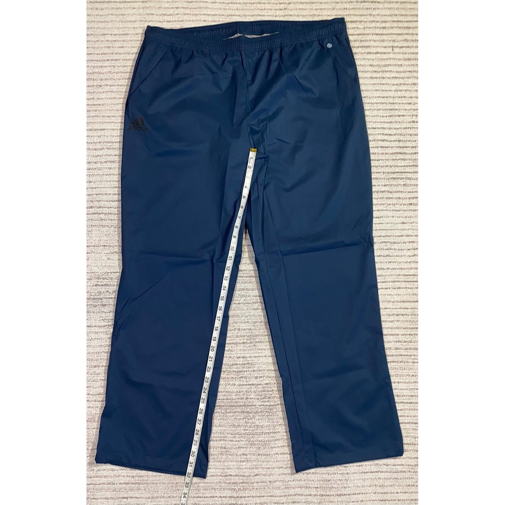 Adidas Mens Provisional Golf Pants Crew Navy Blue XL HF9125 New - Picture 4 of 8